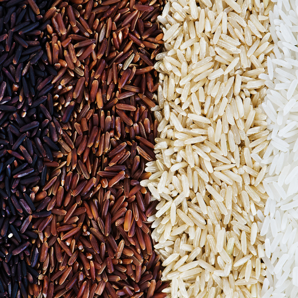 Rice, atta, and grain staples